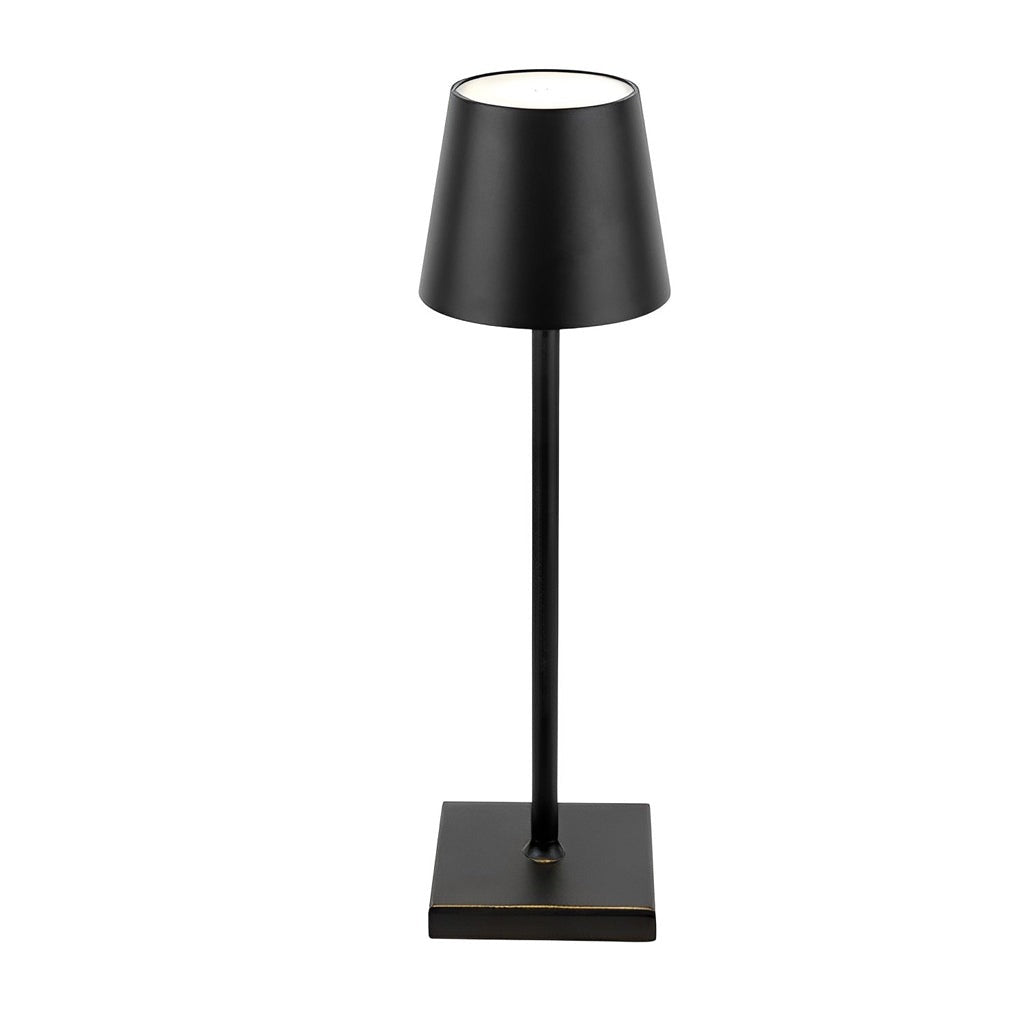 Rechargeable Bistro Table Lamp — Cordless Aluminum Lamp, 6 Colors