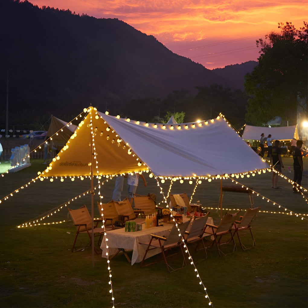 Sunset Solar LED Globe String Lights – view 2