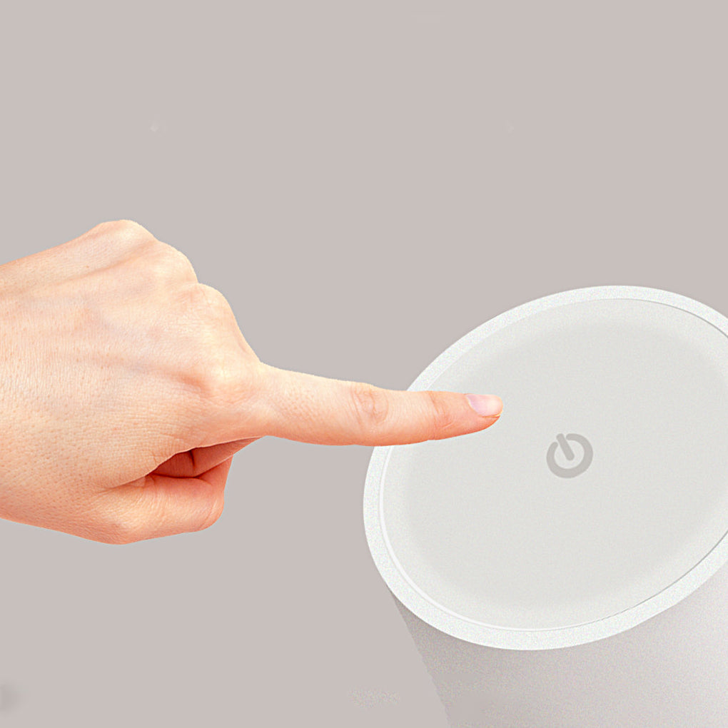 Cordless Drum Table Lamp — Slim Aluminum Rechargeable LED Lamp, IP54