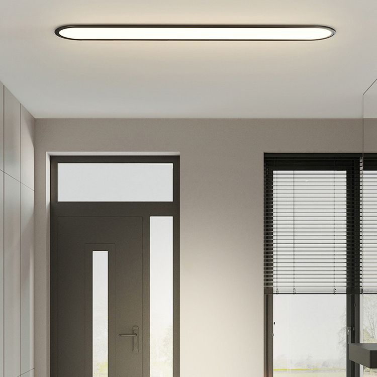 Malmo Slim Oval Flush Mount Ceiling Light
