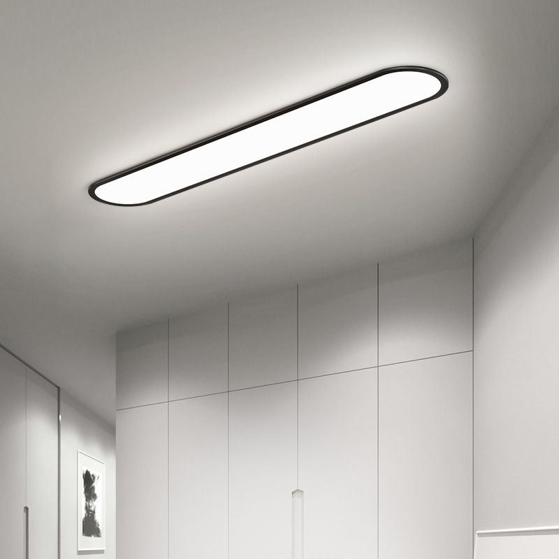 Malmo Slim Oval Flush Mount Ceiling Light