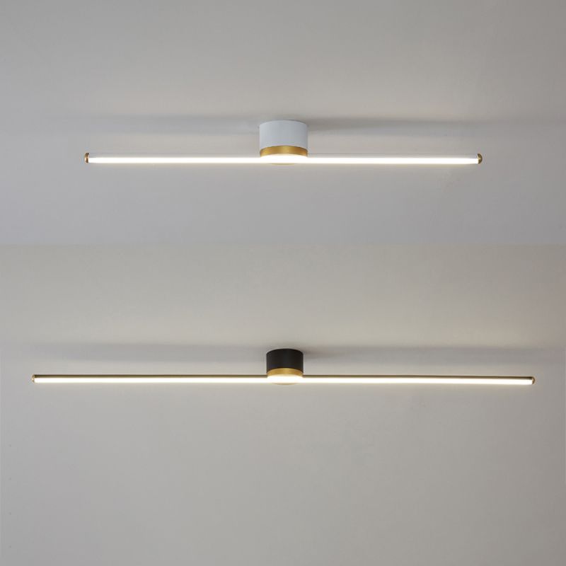 Lisbon Linear Bar Flush Mount Ceiling Light