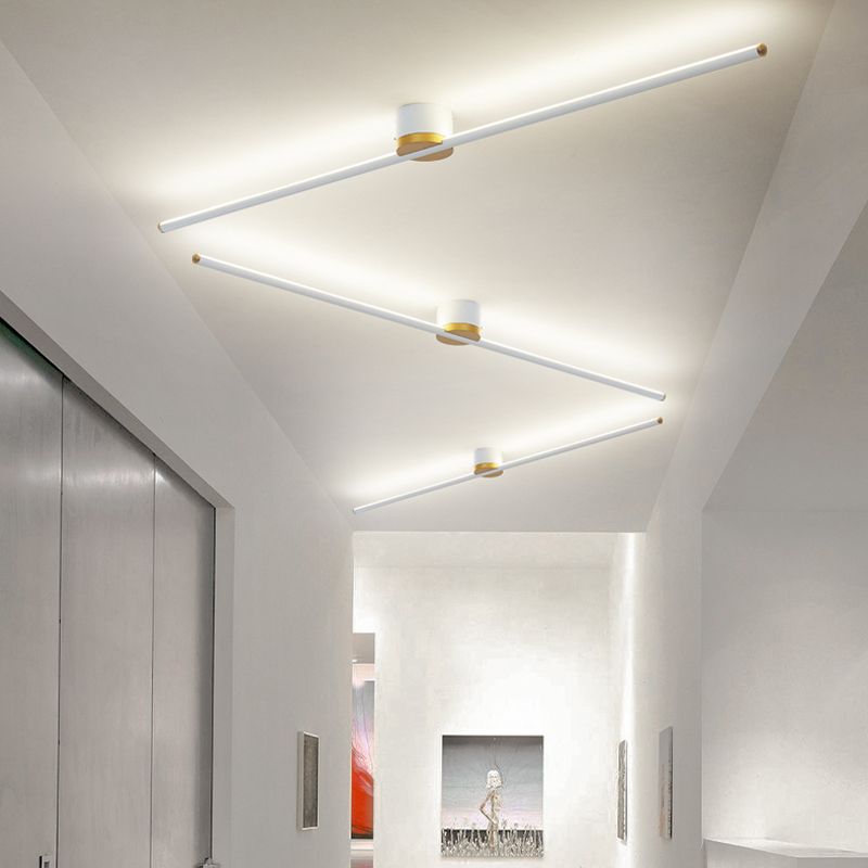 Lisbon Linear Bar Flush Mount Ceiling Light