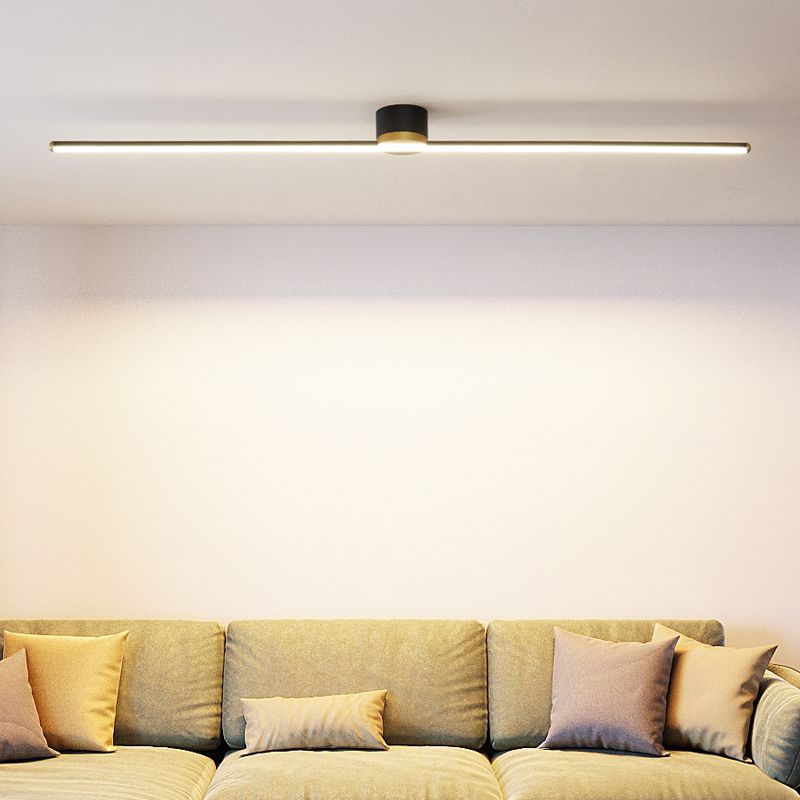 Lisbon Linear Bar Flush Mount Ceiling Light