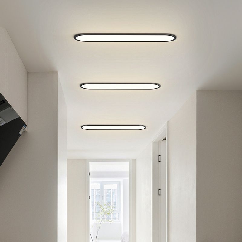 Malmo Slim Oval Flush Mount Ceiling Light