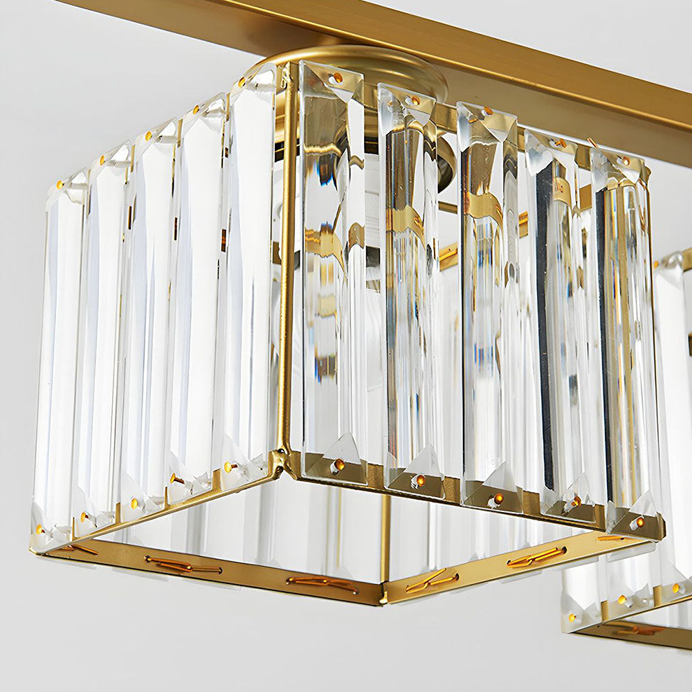 Nira | Modern Nordic Multi-Head Glass Island Pendant Light