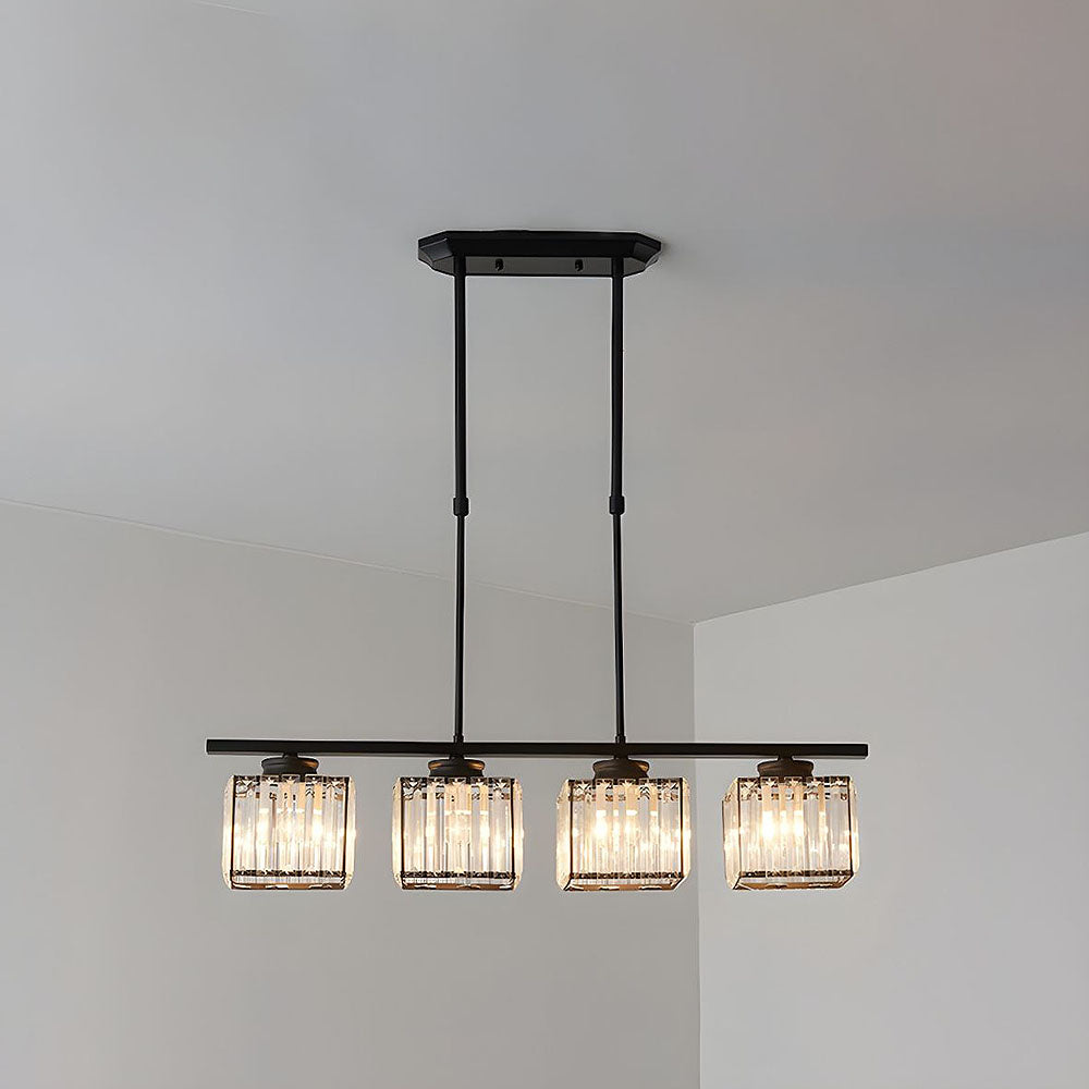 Nira | Modern Nordic Multi-Head Glass Island Pendant Light