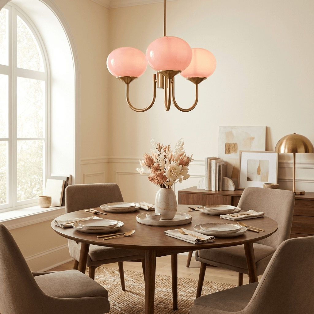 Modern Glass Globe Chandelier