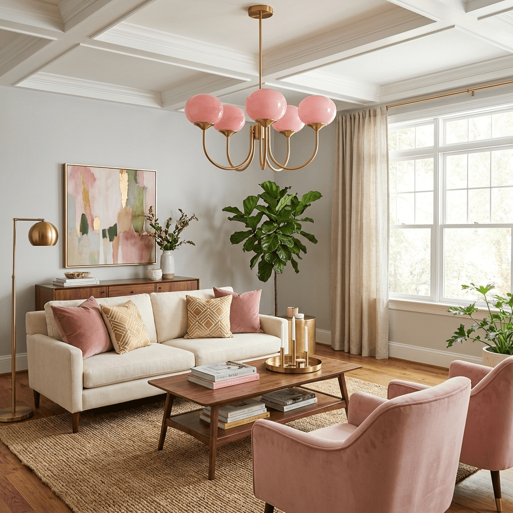 Modern Glass Globe Chandelier