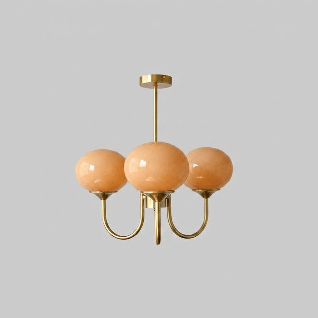 Modern Glass Globe Chandelier