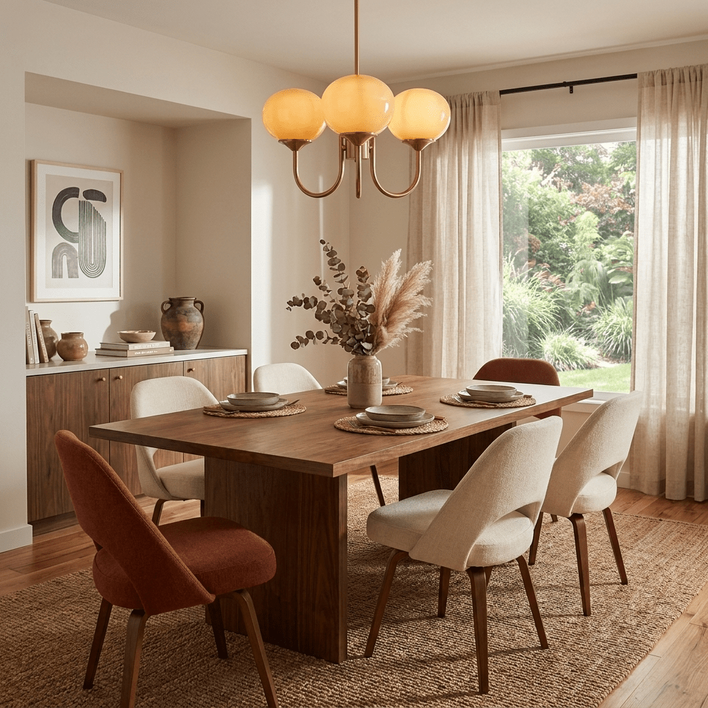 Modern Glass Globe Chandelier