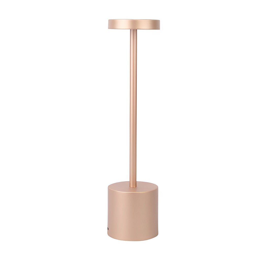 Cordless Table Lamp — Modern Rod Reading Light, USB Rechargeable