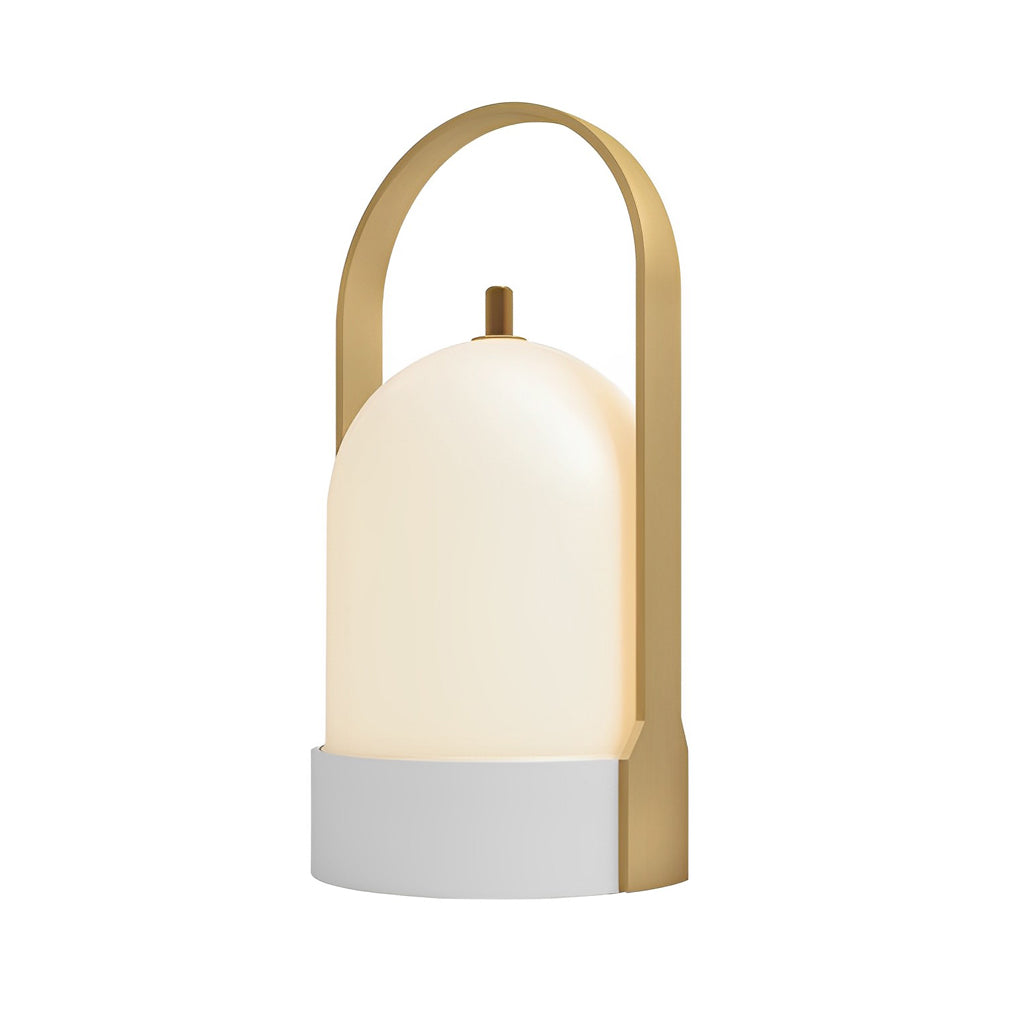 Portable Lantern Table Lamp — Cordless USB Rechargeable, 4-Level Dimming