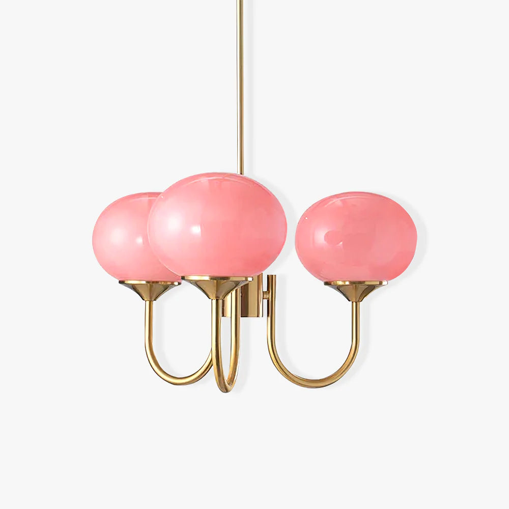 Modern Glass Globe Chandelier