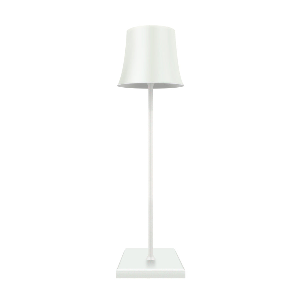 Cordless Drum Table Lamp — Slim Aluminum Rechargeable LED Lamp, IP54