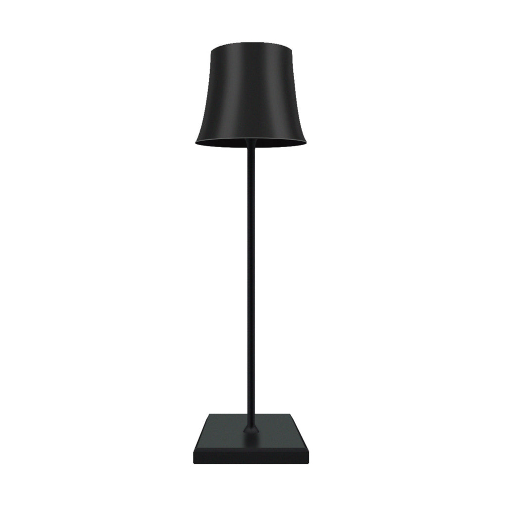 Cordless Drum Table Lamp — Slim Aluminum Rechargeable LED Lamp, IP54