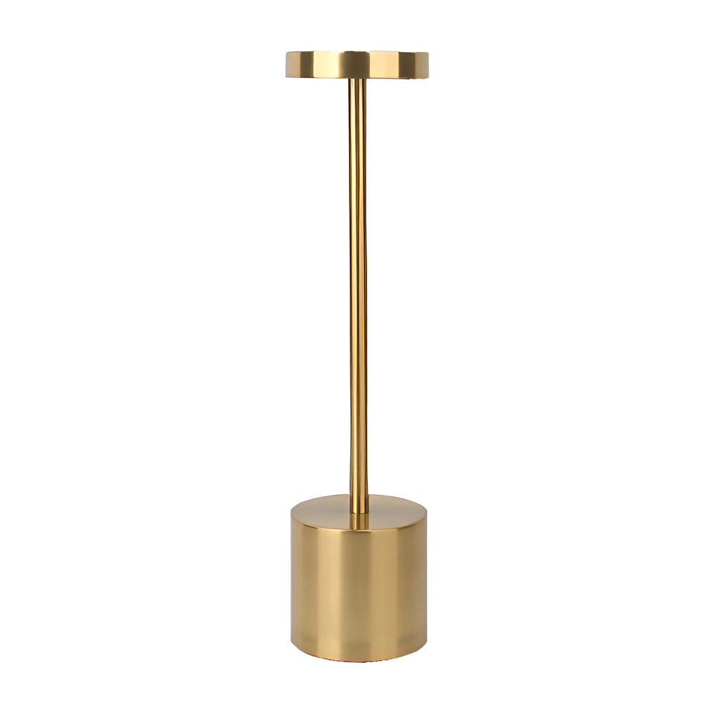 Cordless Table Lamp — Modern Rod Reading Light, USB Rechargeable