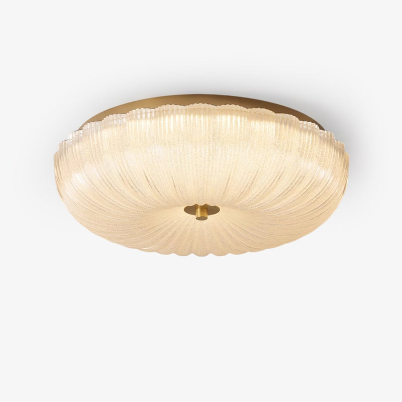 Tahoe Ripple Glass Flush Mount Ceiling Light