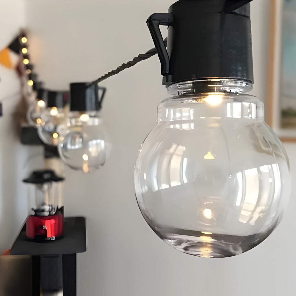 Sunset Solar LED Globe String Lights