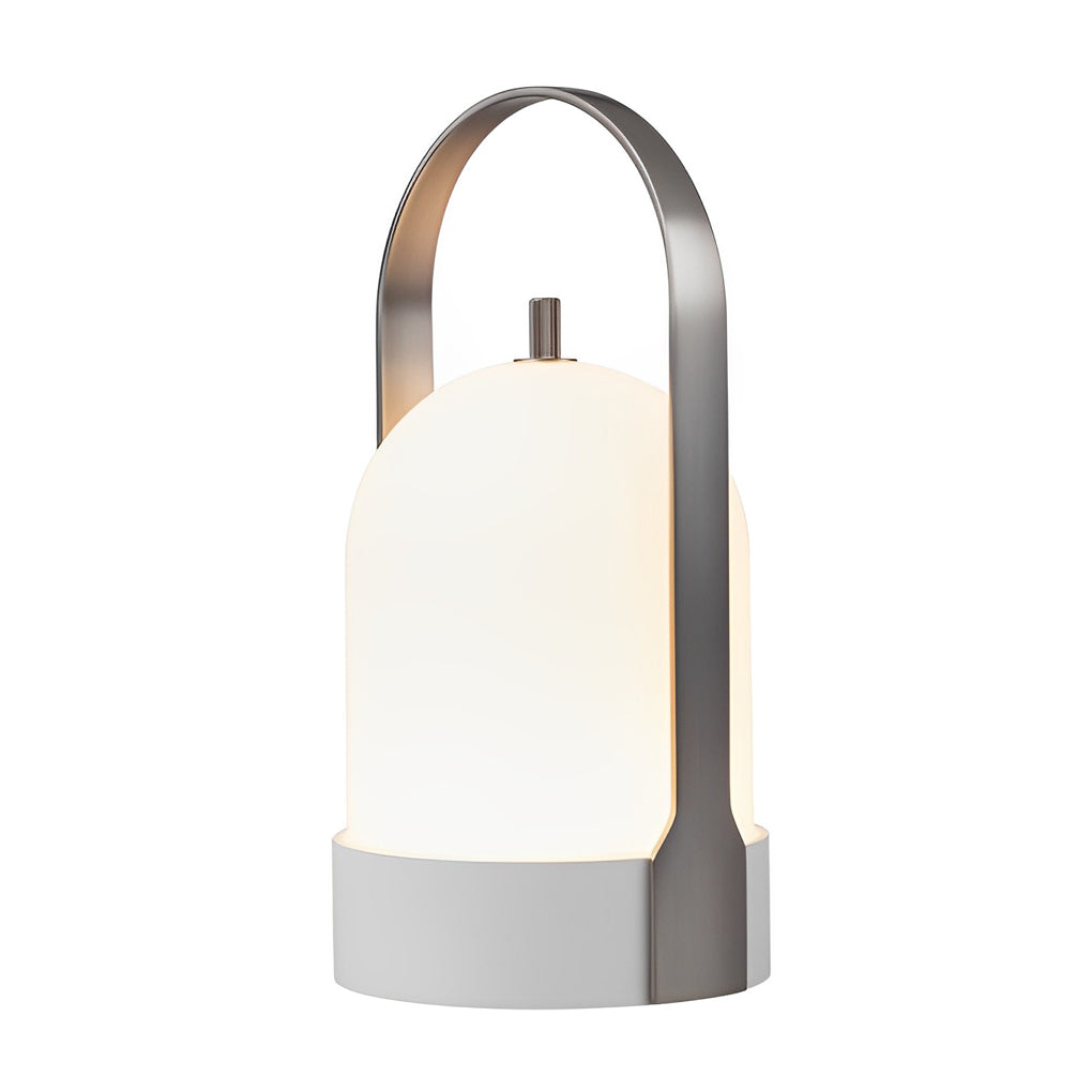 Portable Lantern Table Lamp — Cordless USB Rechargeable, 4-Level Dimming
