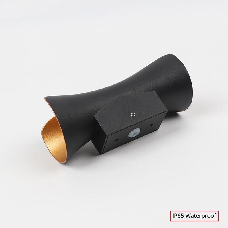 Noxel Curved Outdoor Wall Mounted Led Lamp