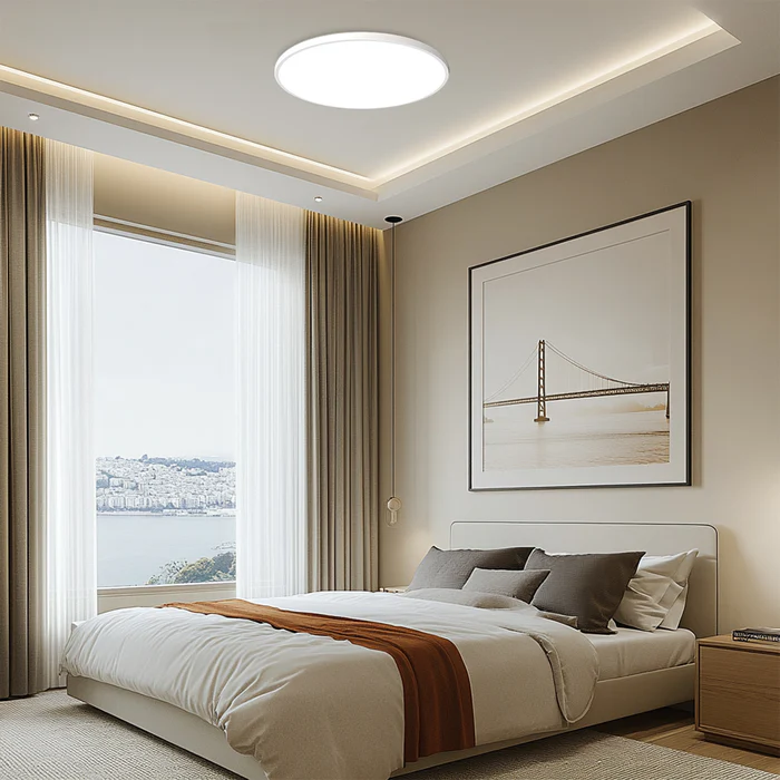 Madeleine | Soft-Glow Round LED Ceiling Light in Modern Design