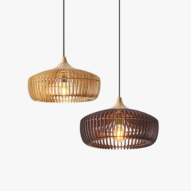 Muto Nordic Japanese Pendant Light Wood Bedroom/Living Room