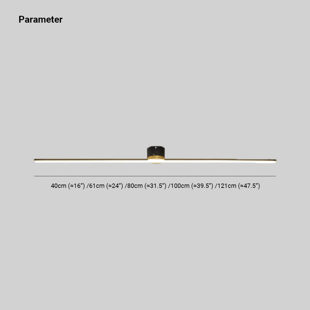 Lisbon Linear Bar Flush Mount Ceiling Light