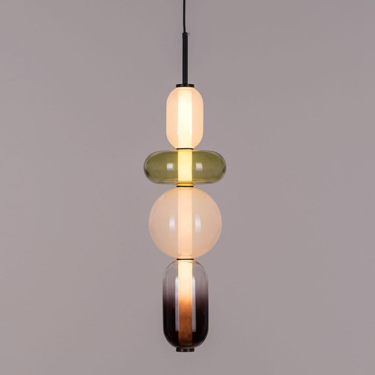 Capri Tinted Glass Jar Pendant Light