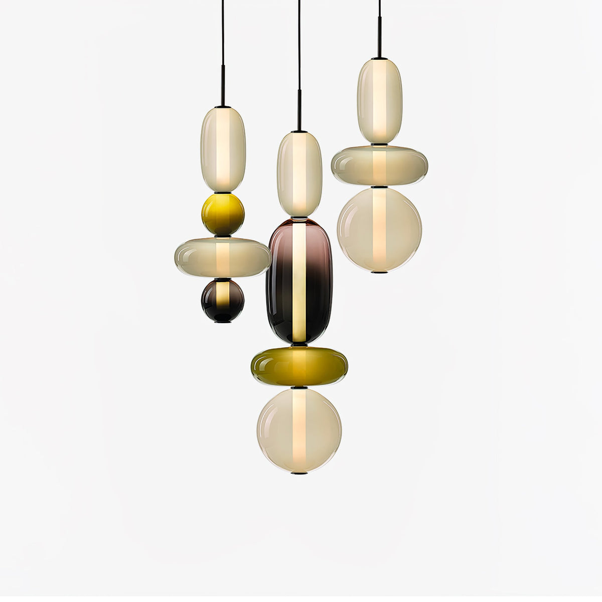 Capri Tinted Glass Jar Pendant Light
