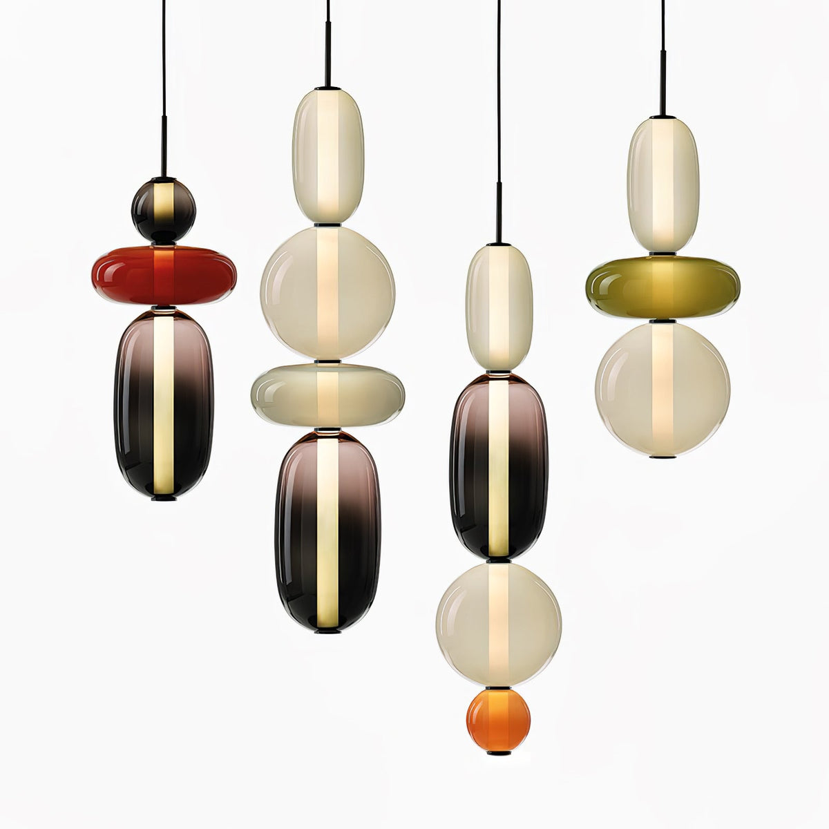 Capri Tinted Glass Jar Pendant Light