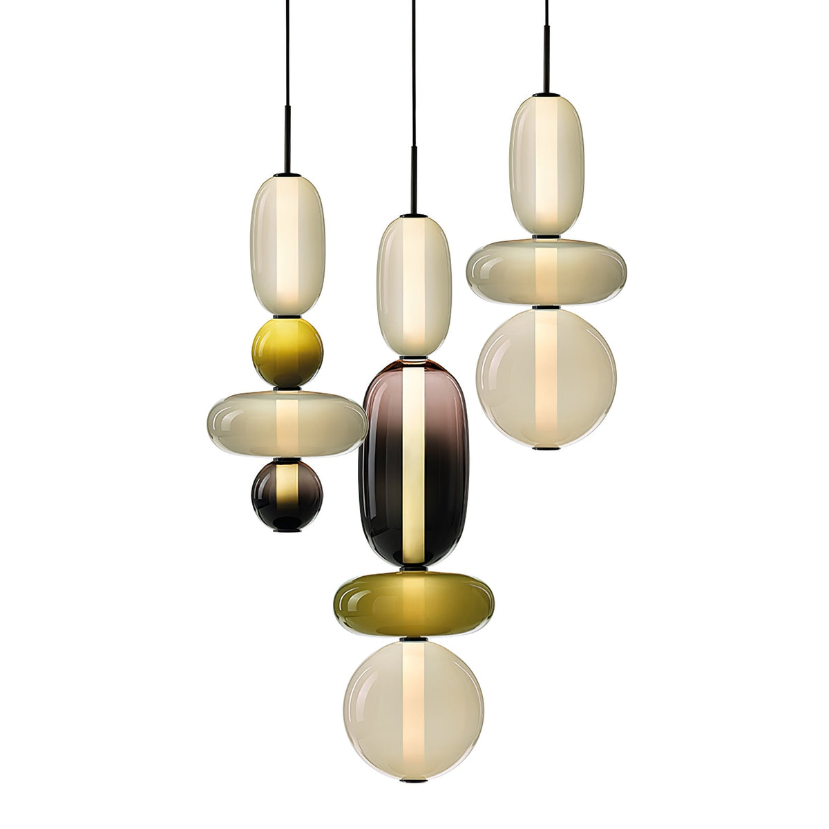 Capri Tinted Glass Jar Pendant Light