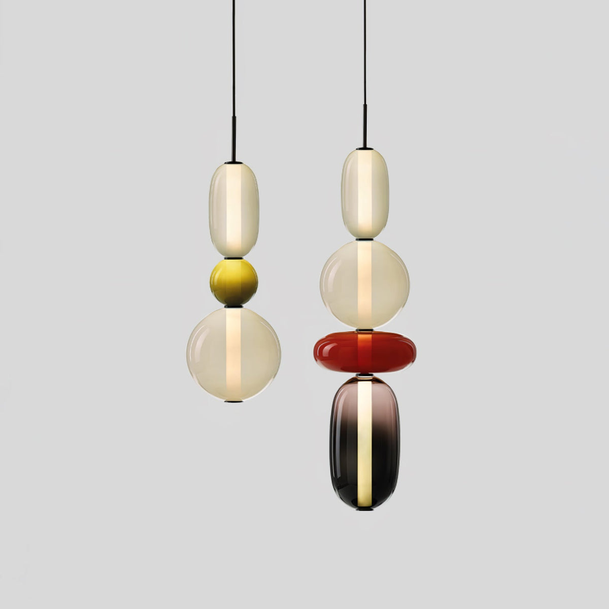 Capri Tinted Glass Jar Pendant Light