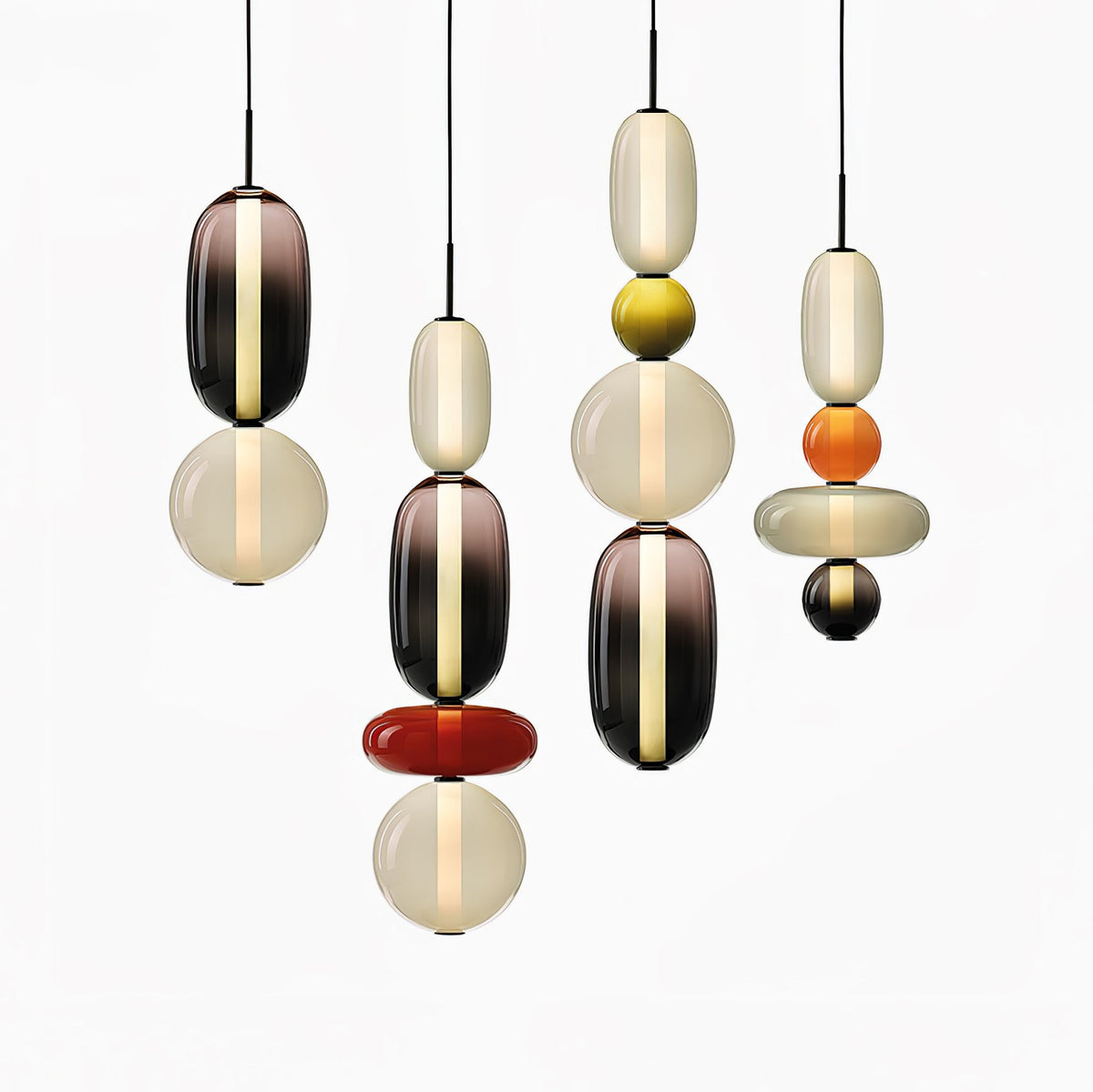 Capri Tinted Glass Jar Pendant Light