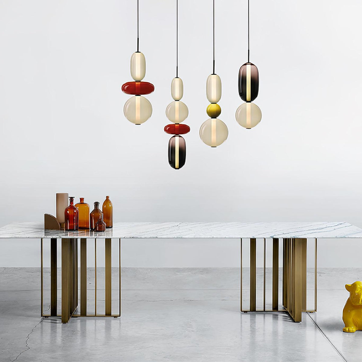 Capri Tinted Glass Jar Pendant Light