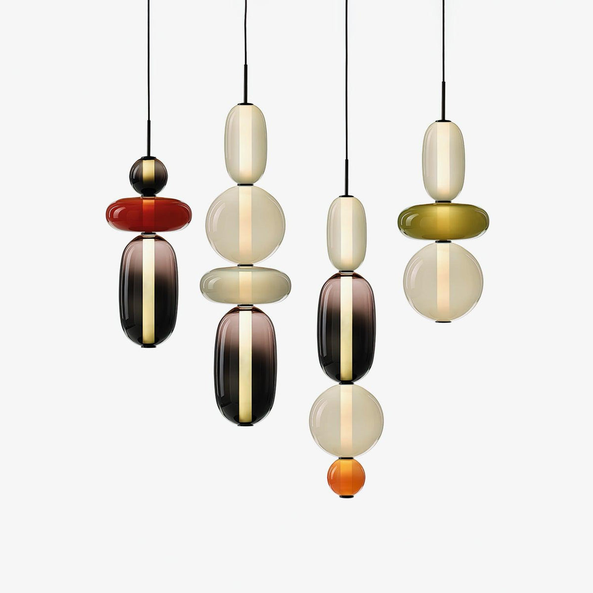 Capri Tinted Glass Jar Pendant Light