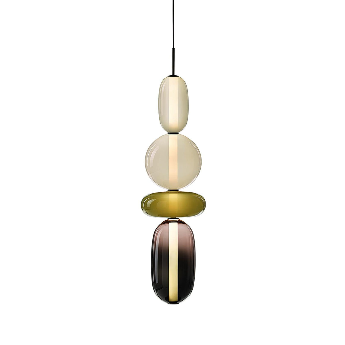 Capri Tinted Glass Jar Pendant Light