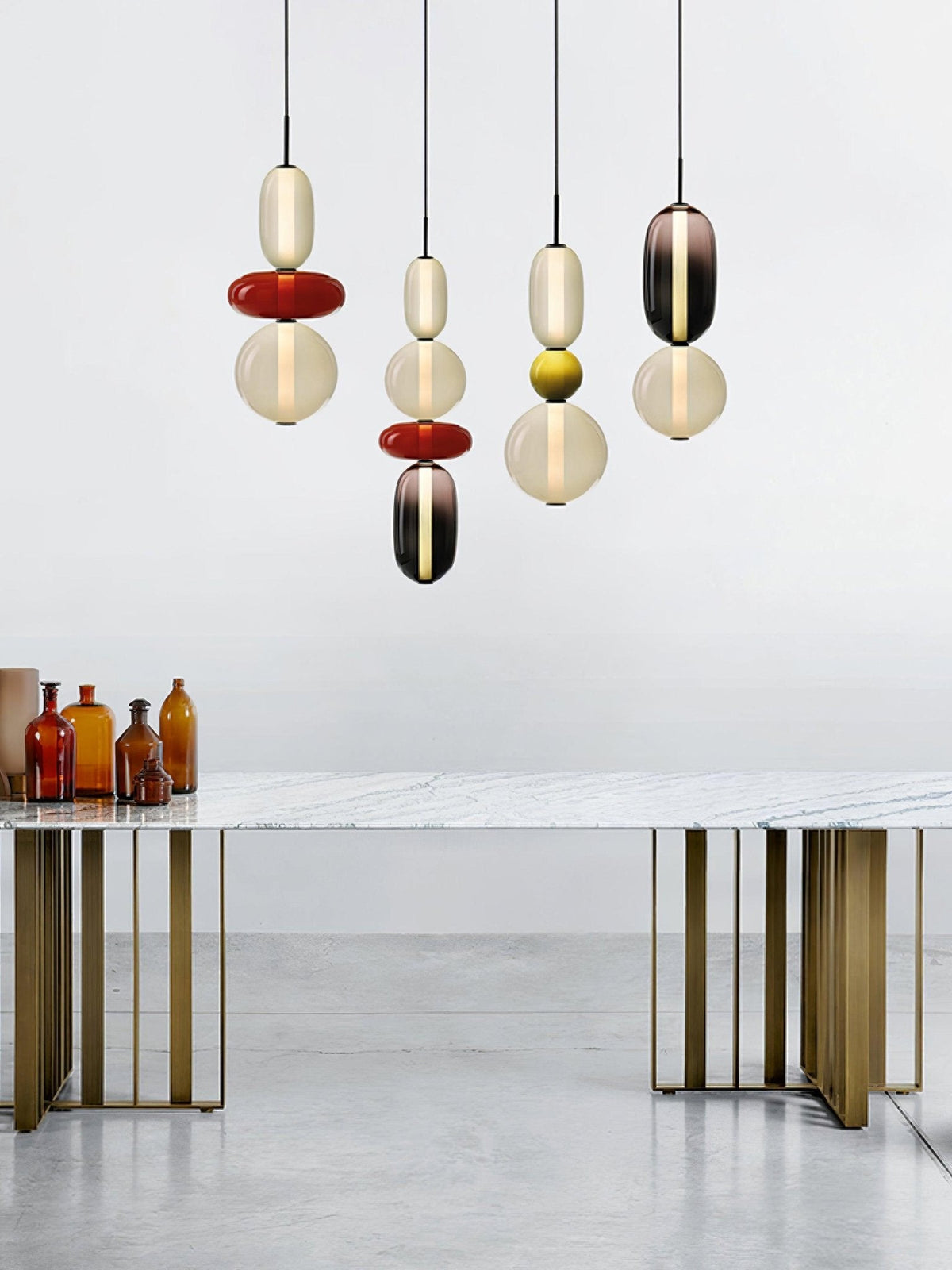 Capri Tinted Glass Jar Pendant Light