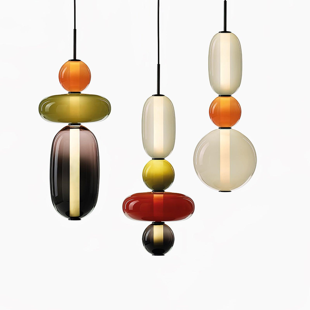 Capri Tinted Glass Jar Pendant Light