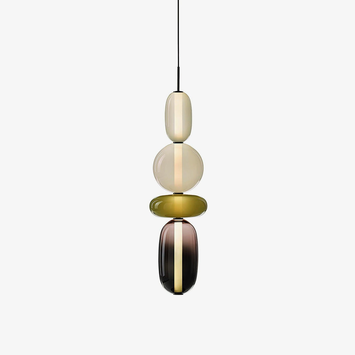 Capri Tinted Glass Jar Pendant Light