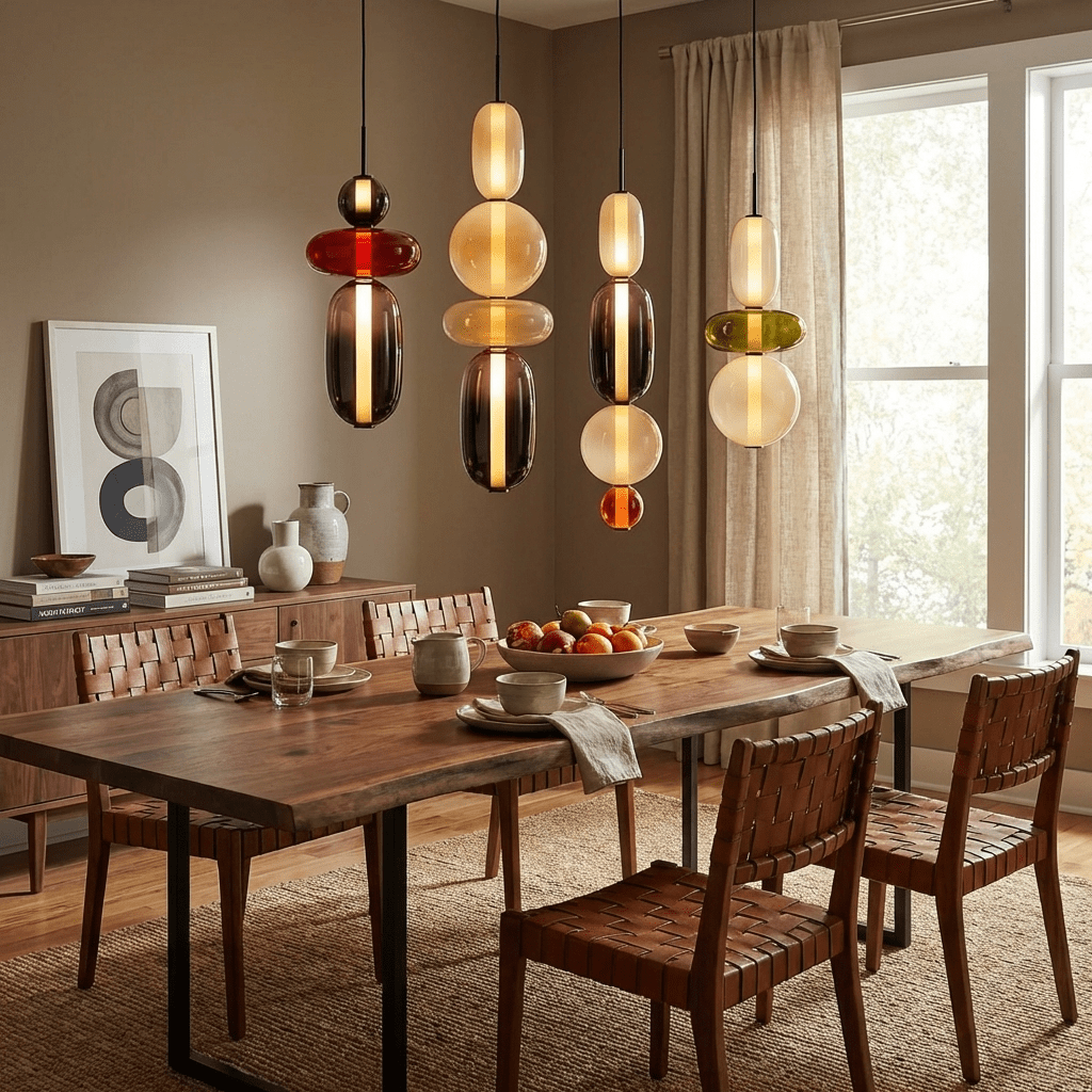 Capri Tinted Glass Jar Pendant Light