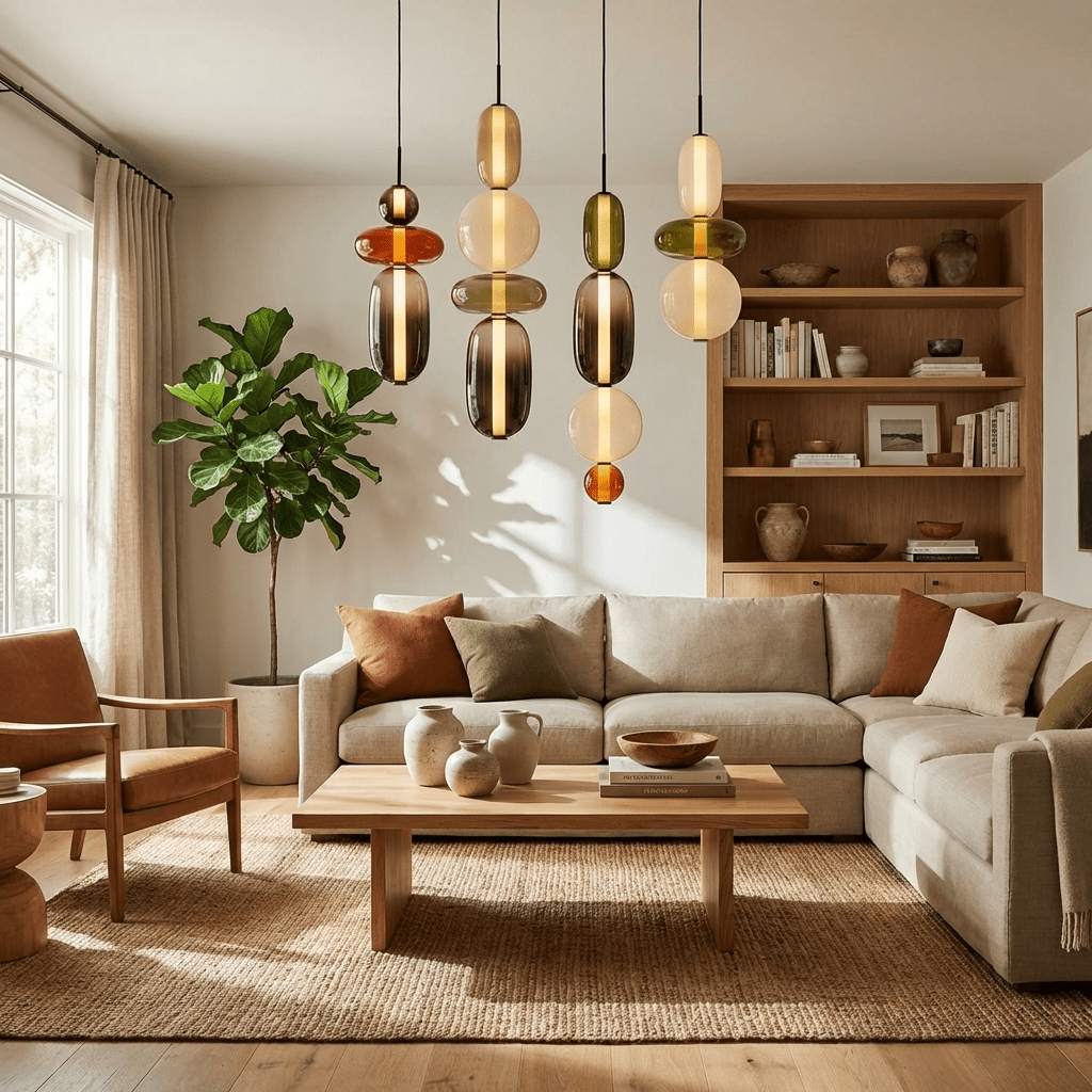 Capri Tinted Glass Jar Pendant Light