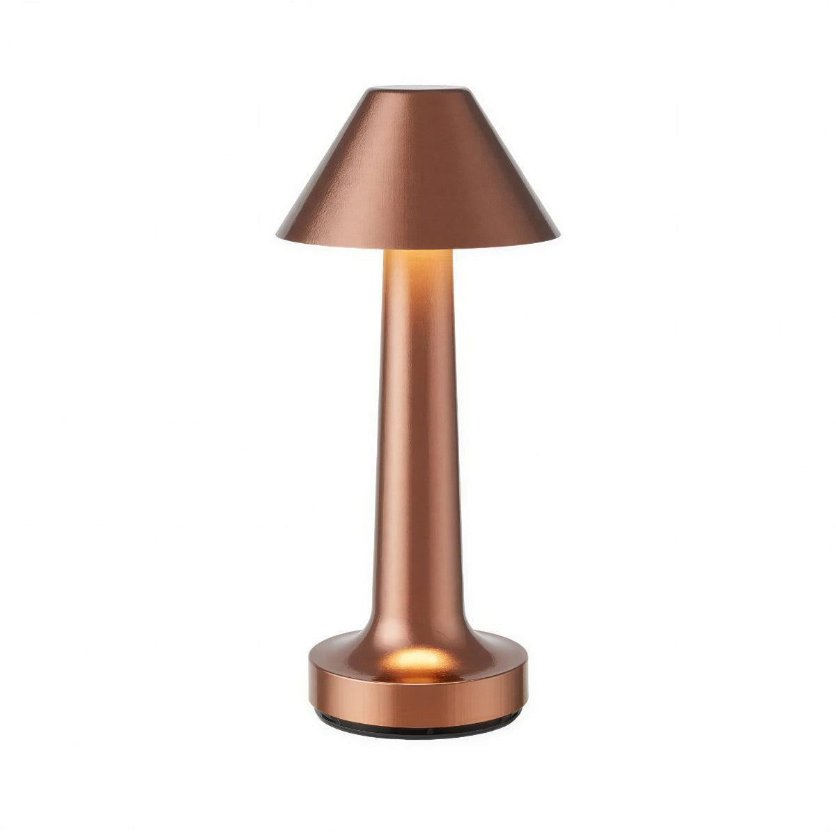 Cordless Bistro Table Lamp — Rechargeable Touch Dimming, 4 Shade Styles