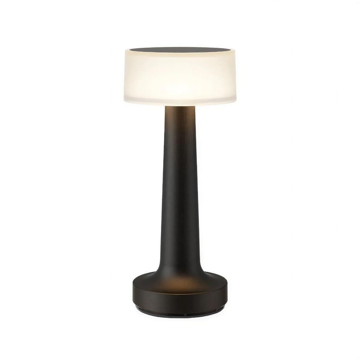 Cordless Bistro Table Lamp — Rechargeable Touch Dimming, 4 Shade Styles