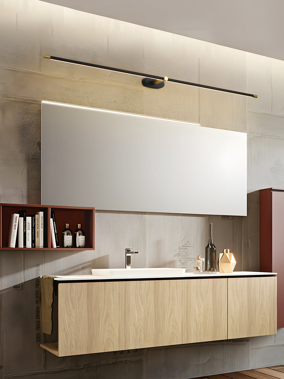 Modern Linear Wall Lamp Slim Minimalist Design