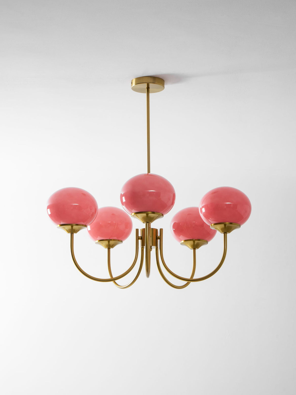 Modern Glass Globe Chandelier