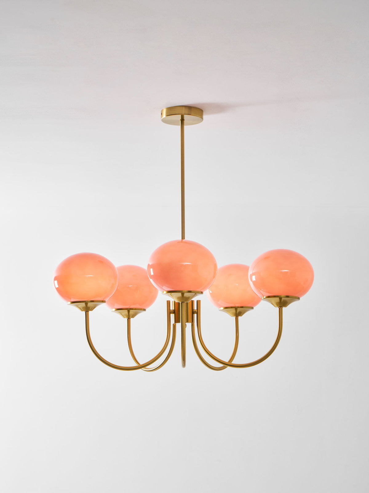 Modern Glass Globe Chandelier