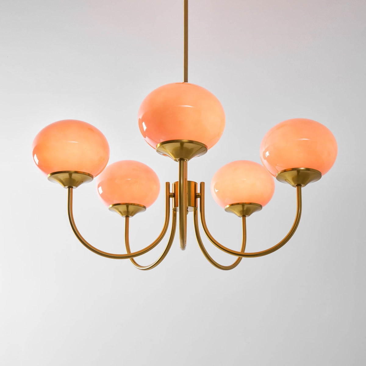 Modern Glass Globe Chandelier