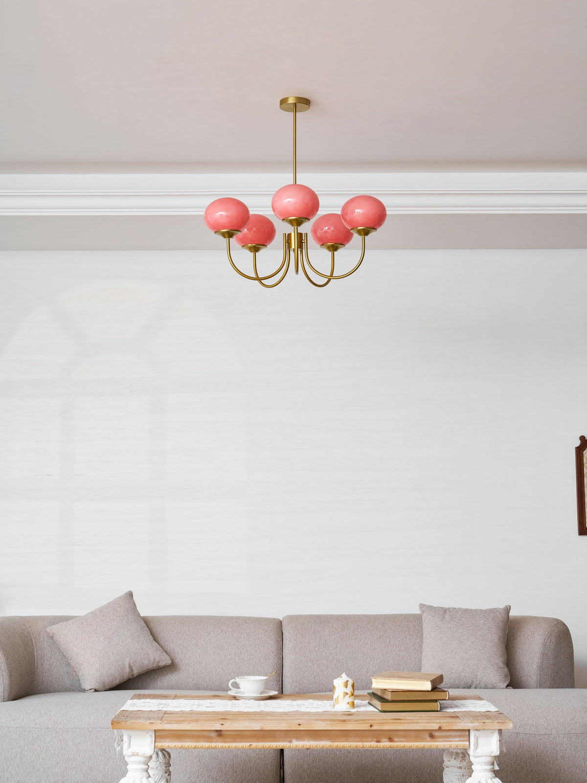 Modern Glass Globe Chandelier