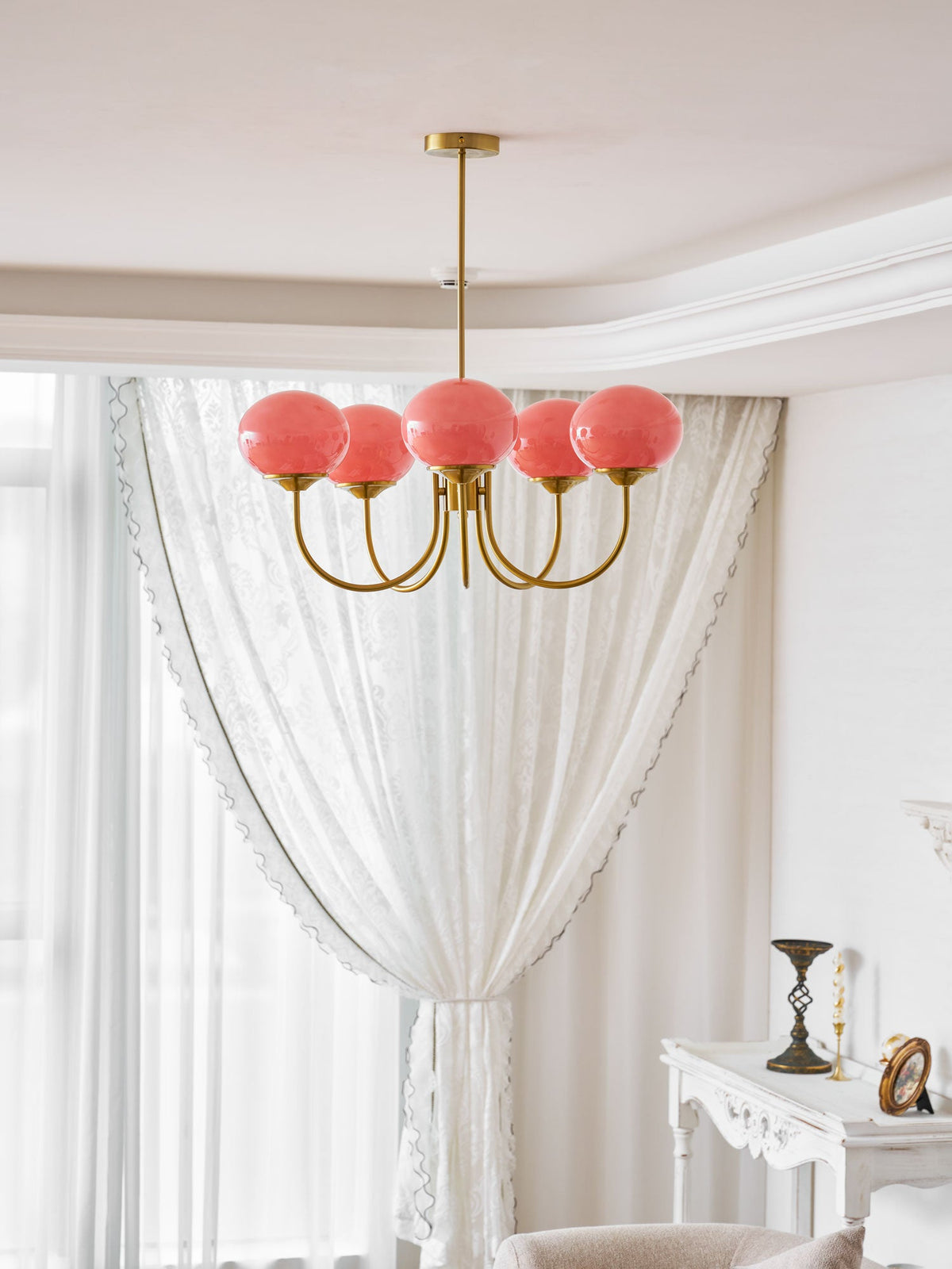 Modern Glass Globe Chandelier